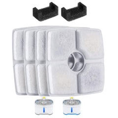 Wonder Creature filtre carbone pour fontaine chat Cubic, eau plus limpide et goût naturel.