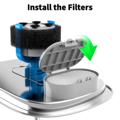 Wonder Creature filtre carbone actif: réduction des odeurs pour l eau du chat