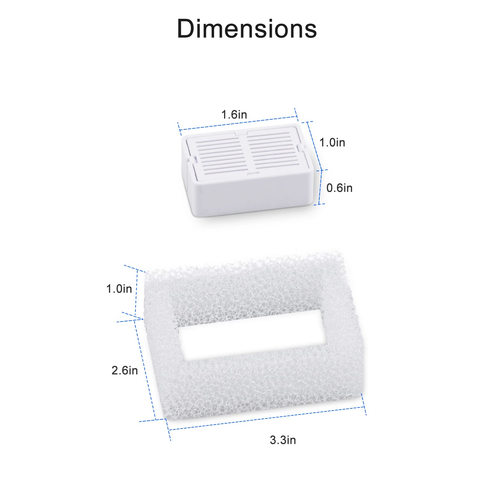 Filtre-remplacement 360 inox: compatible fontaine Wonder Creature.