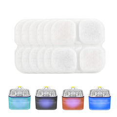 Filtres Wonder Creature pour fontaine Crystal 3L, pack de 6, pour une eau limpide.
