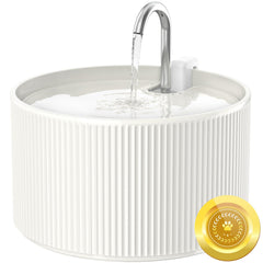 Wonder Creature fontaine-chat ceramique-capacite-22l: hydratation continue pour chats et petits chiens.