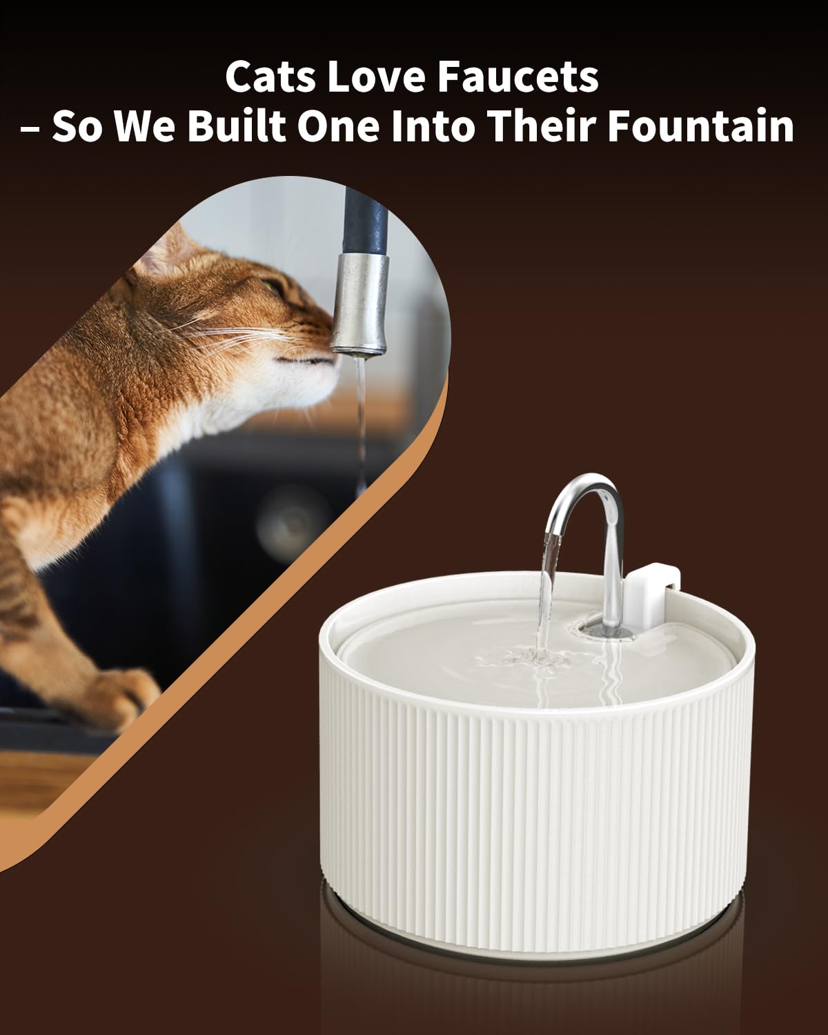 Wonder Creature fontaine-chat sans-bpa garantit une eau sûre à boire.