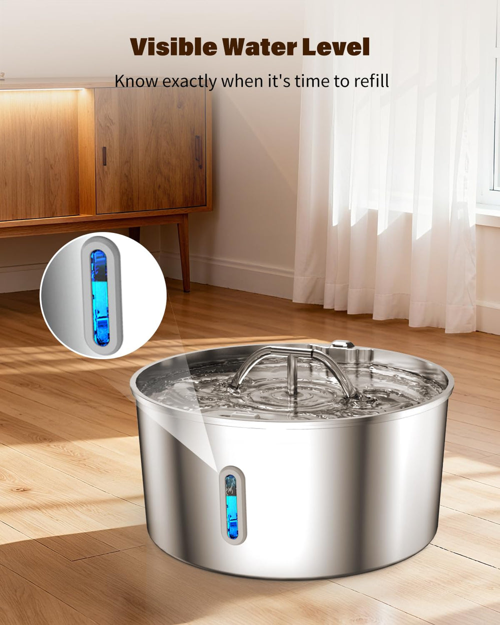 Wonder Creature fontaine-eau-pompe-tranquille: fonctionnement ultra silencieux pour un intérieur paisible.