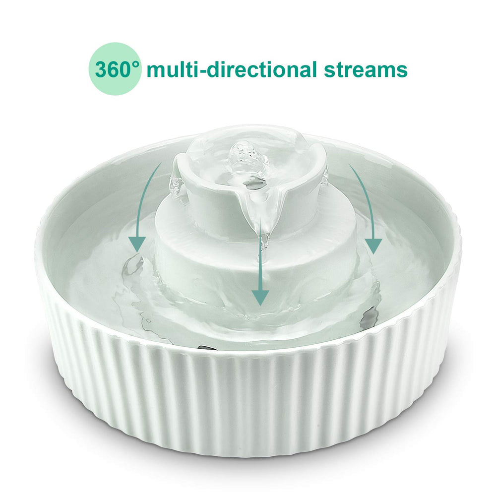 Wonder Creature fontaine avec 3 filtres pour eau propre et en mouvement.