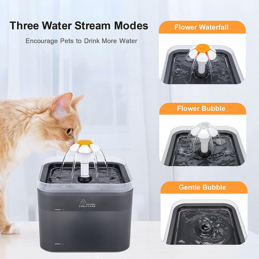 Wonder Creature filtration charbon et pré-filtre pour eau propre.