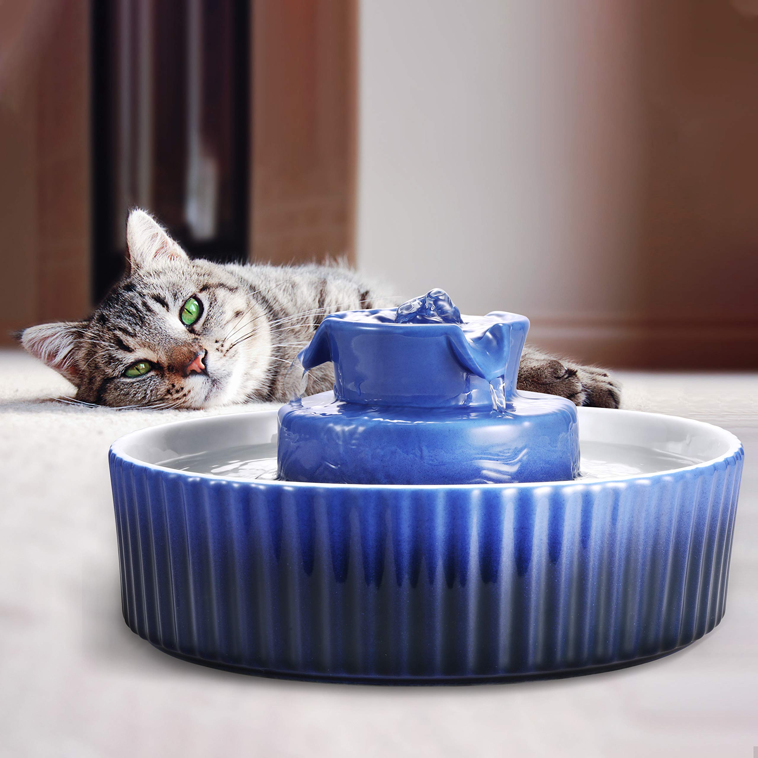 Idéal pour plusieurs animaux, offre une hydratation diversifiée.