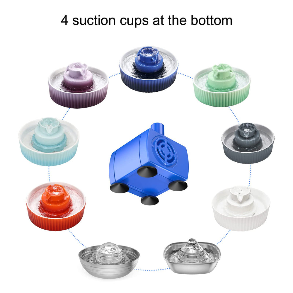 Pompe Wonder Creature adaptée fontaine Cupcake porcelaine et 360 inox, polyvalente.