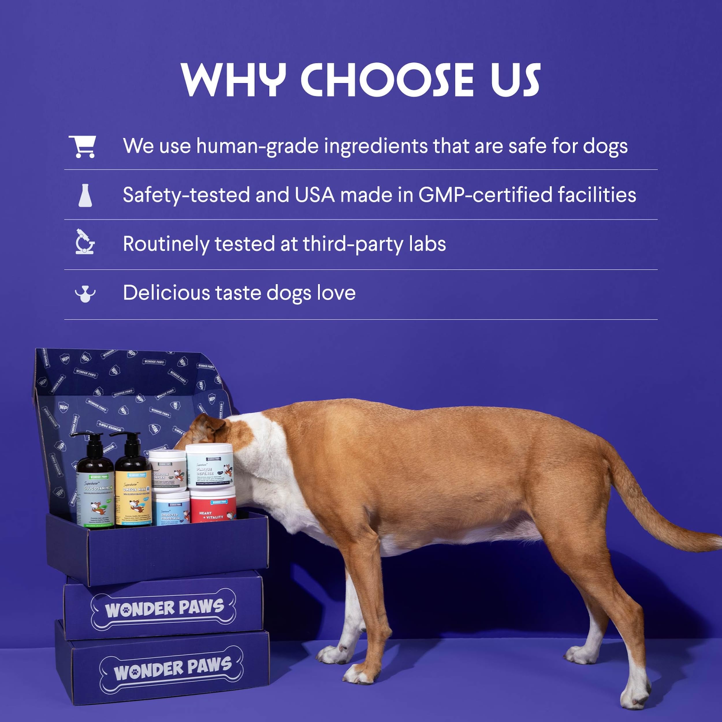 Wonder Paws Certifications NASC – contrôle qualité et sécurité.