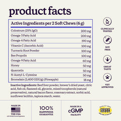 Wonder Paws gommes texture saveur bacon – facile à administrer et appétissant.