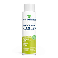 Wondercide Shampoing Puces et Tiques, bouteille, agit contre les parasites par contact