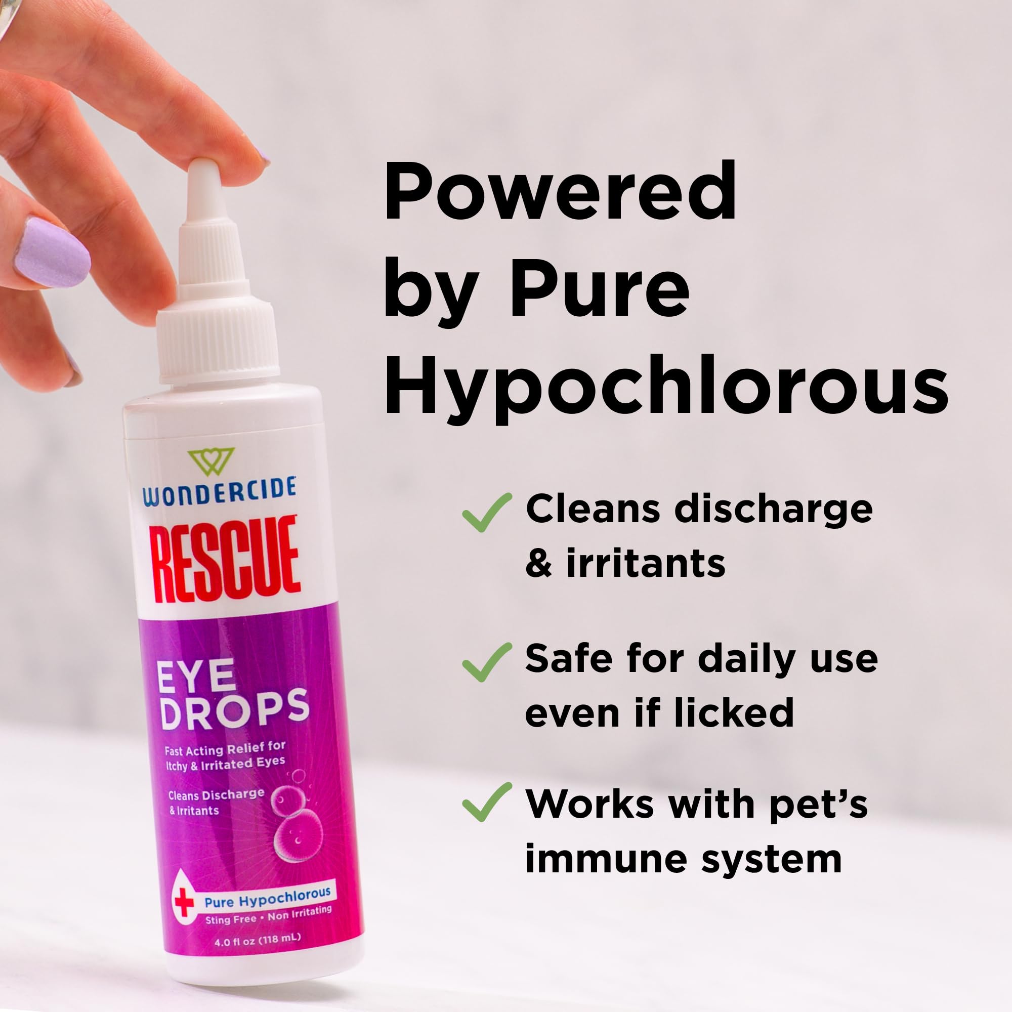 Wondercide Rescue: fabrique-aux-Etats-Unis-3-ingrédients-simples.