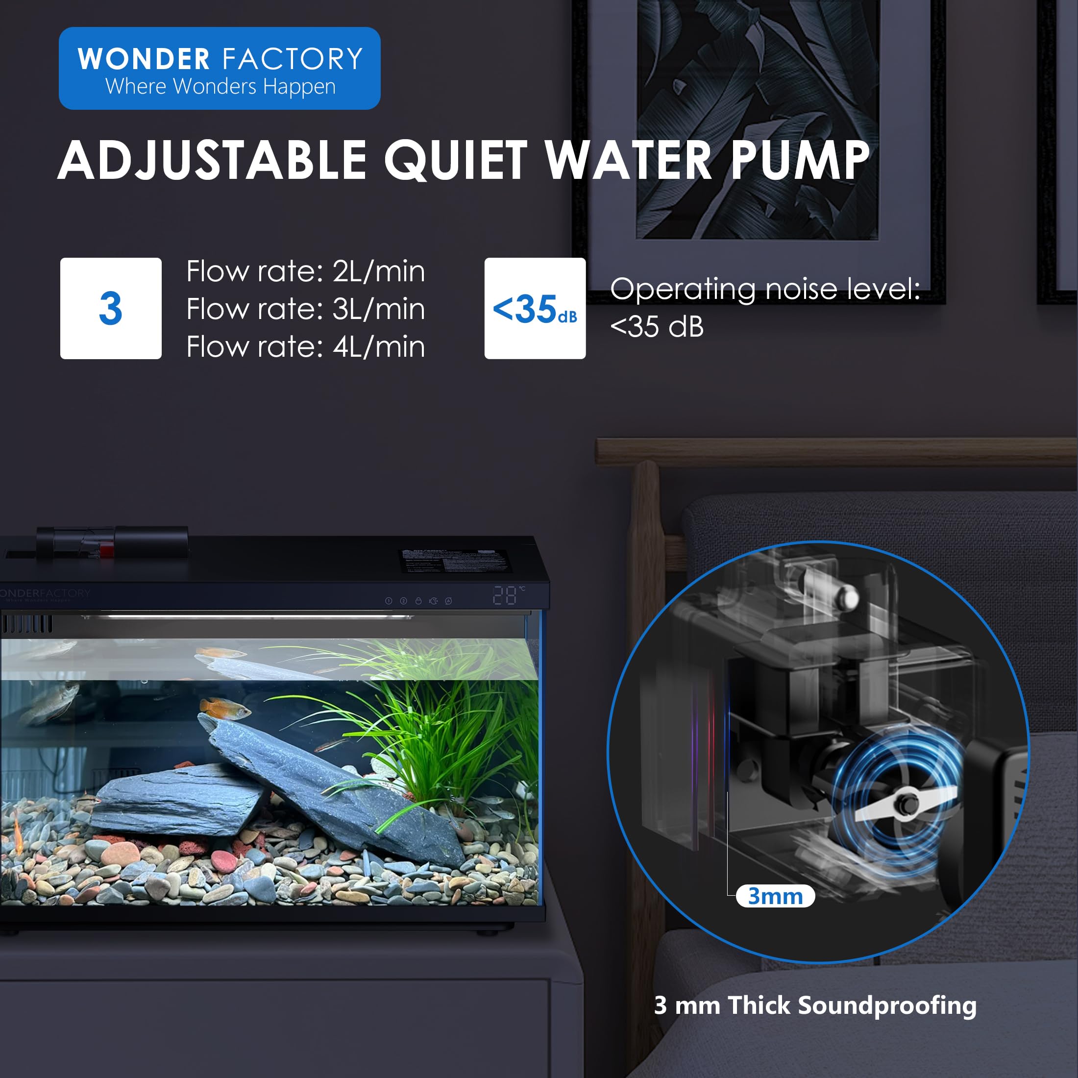 Wonderfactory Utilisation quotidienne sur bureau ou maison, pratique et compact.