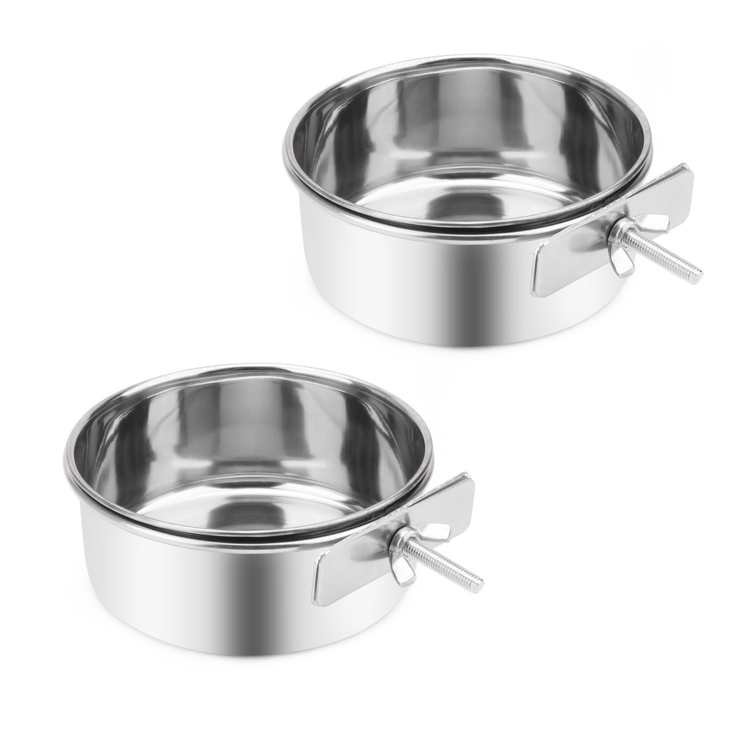 Wontee bol eau inox moyen, attache-pince: évite les renversements lors des repas.