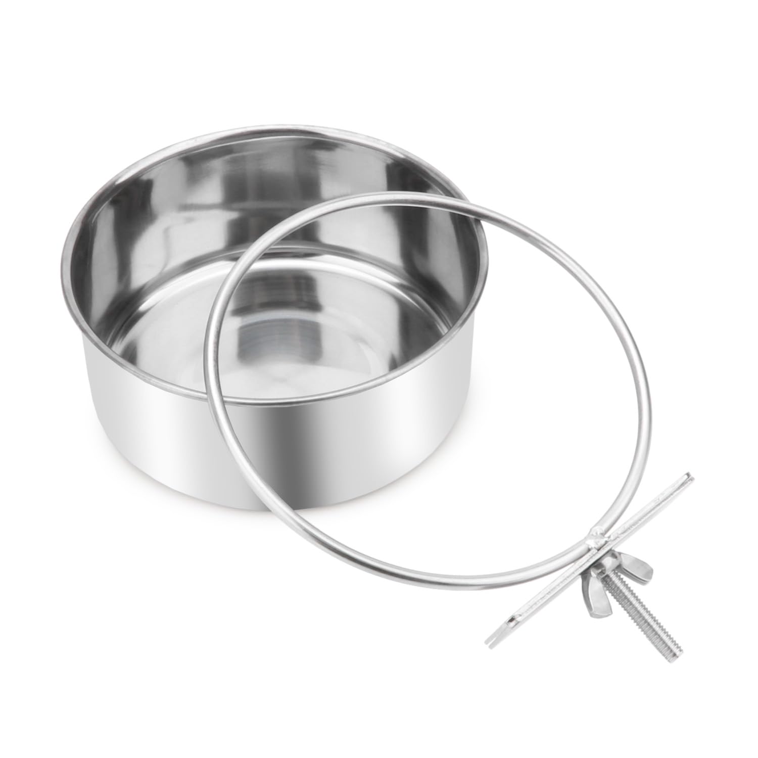 Wontee bol eau inox moyen: montage stable dans le cadre.