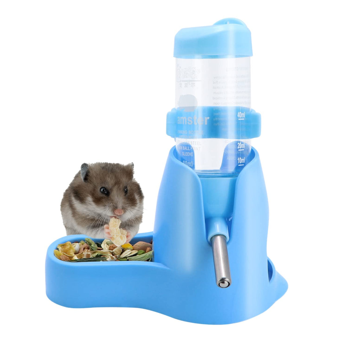Wontee bouteille hamster pendue 80ml pour hydratation pratique.