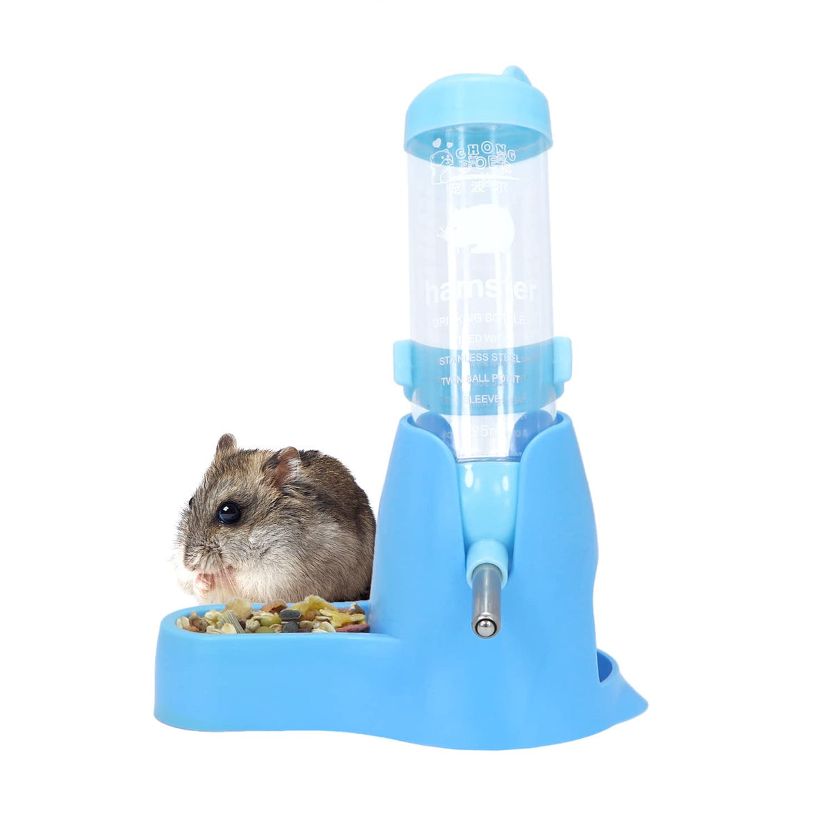 La bouteille d eau Wontee suspendue favorise une hydratation pratique en cage