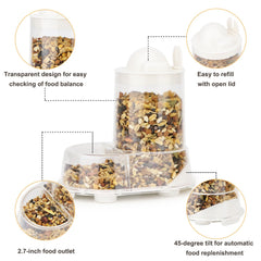 Wontee distributeur automatique: alimentation pratique pour petits rongeurs.