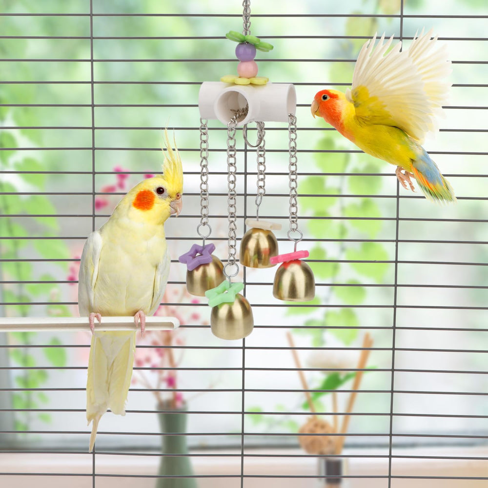 Jouet Wontee cloche oiseau dimensions 22x10cm adaptée à la taille moyenne