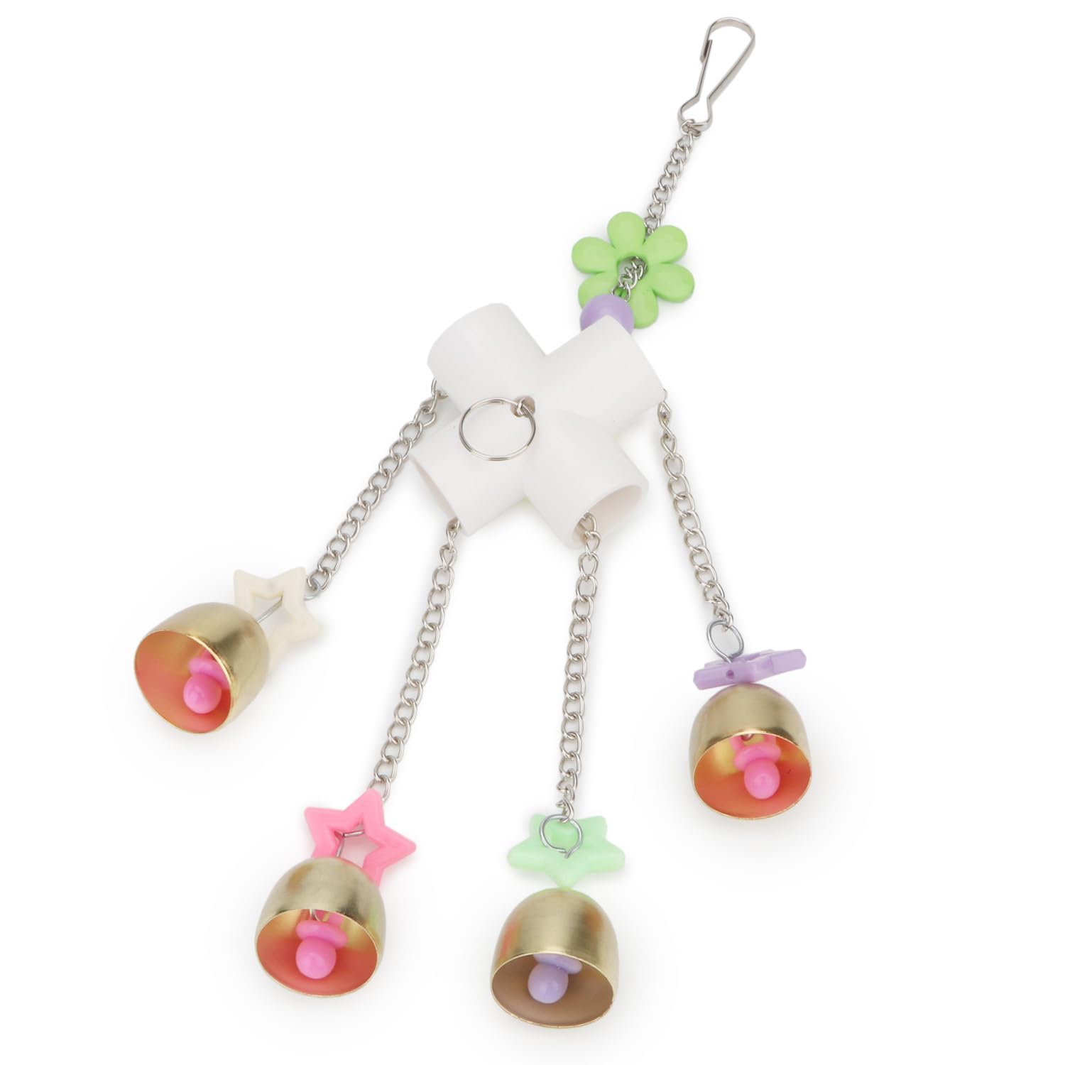 Jouet Wontee cloche oiseau pour inséparables stimule le comportement naturel