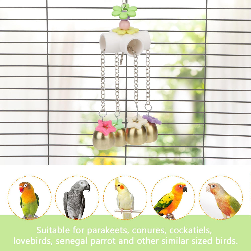 Jouet Wontee cloche oiseau stimulation mentale encourage l'exploration