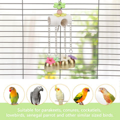 Jouet Wontee cloche oiseau stimulation mentale encourage l'exploration