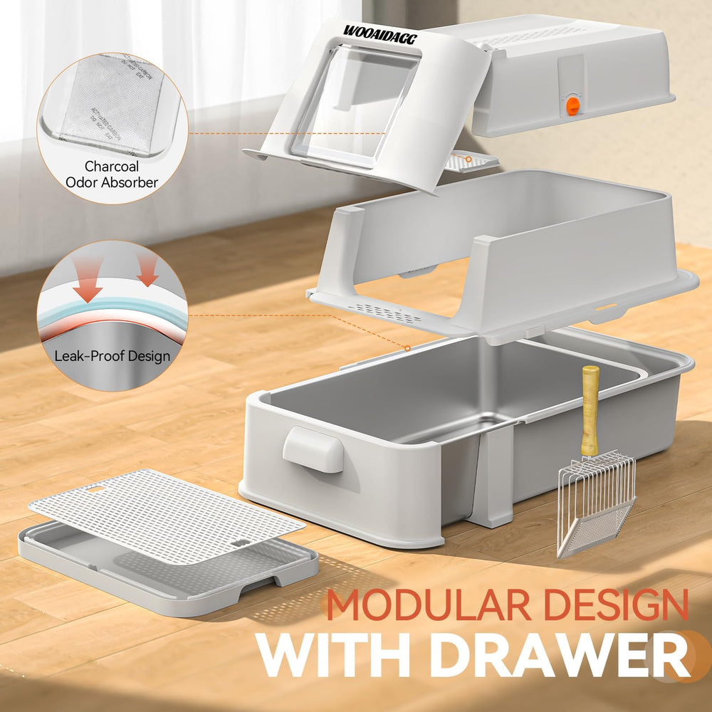 Wooaidagg base inox durable pour longévité et lavage facilité