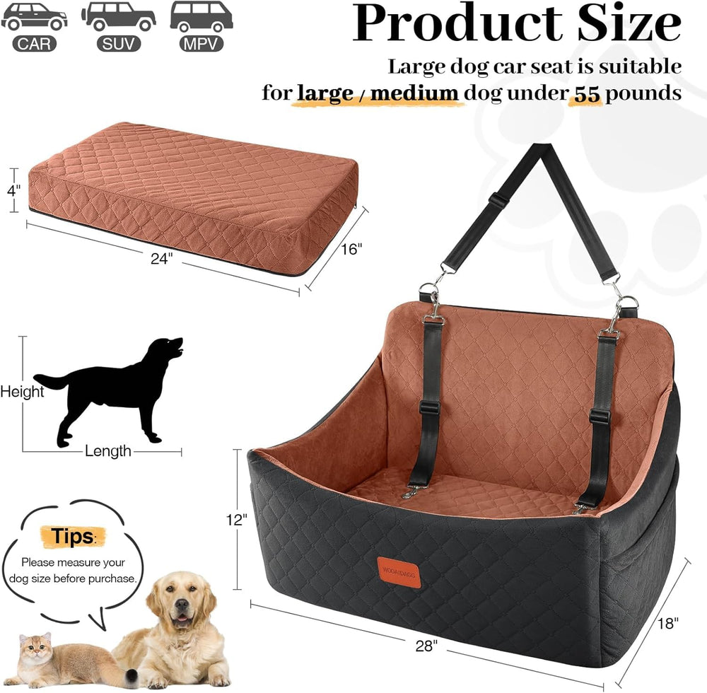 Wooaidagg coussin mémoire 4 pouces assure douceur et soutien