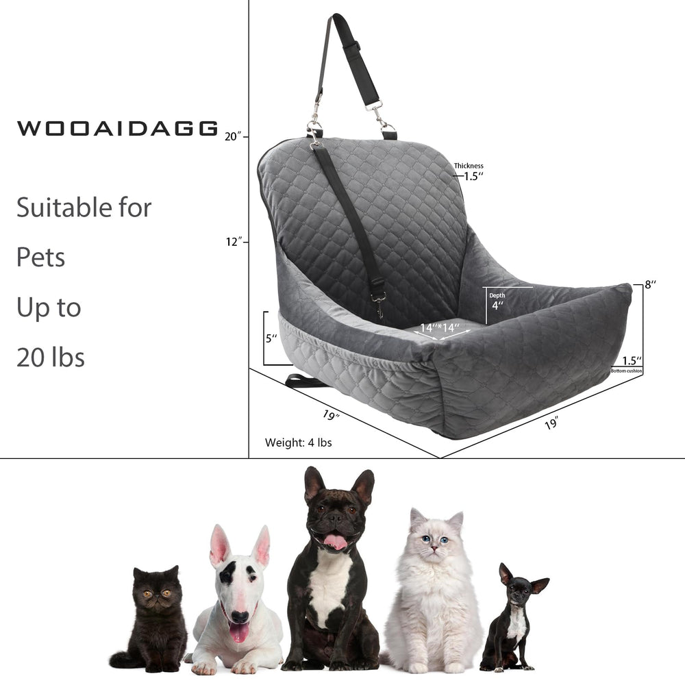 Wooaidagg rembourrage mousse mémoire offre un soutien doux pendant les voyages.