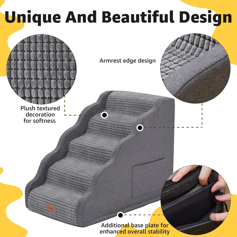 Base lourde Woochpet pour une stabilité accrue sur tout type de sol.