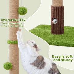 Woochpet base-solide-en-bois-durable, stabilité accrue lors des jeux dynamiques.
