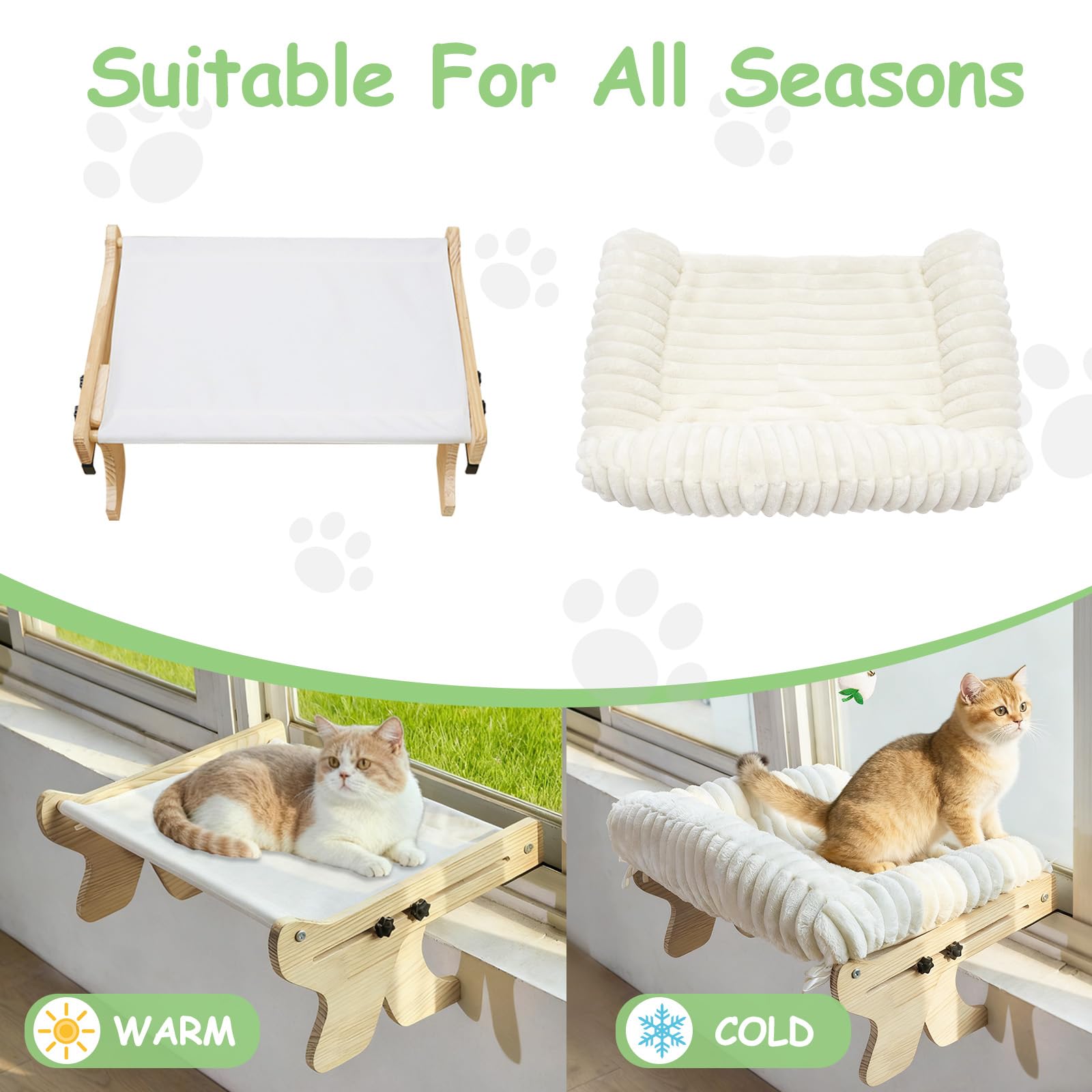Woochpet coutures solides et fermeture securisee prolongeant la vie du hamac