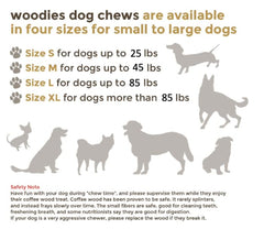Woodies Dog Chews: aide potentielle à l’hygiène dentaire