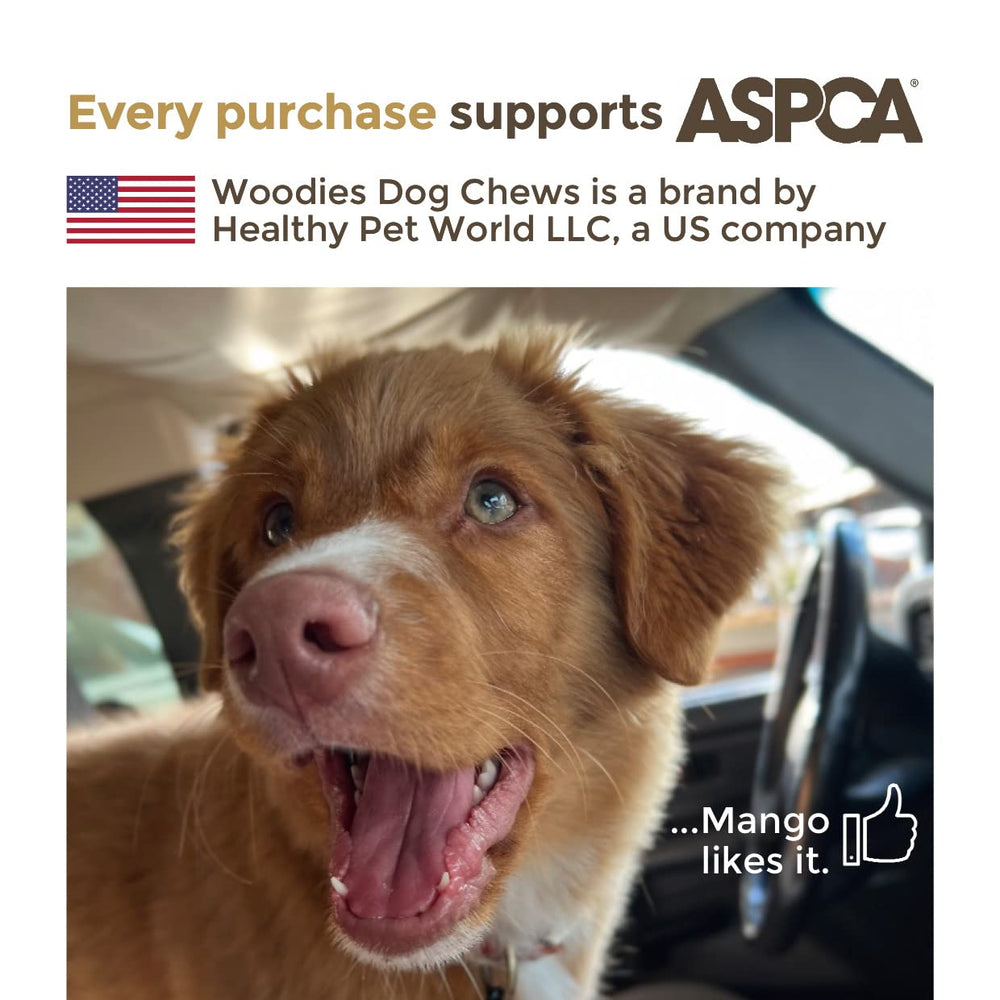 Woodies Dog Chews: emballage minimal et recyclable pour la durabilité