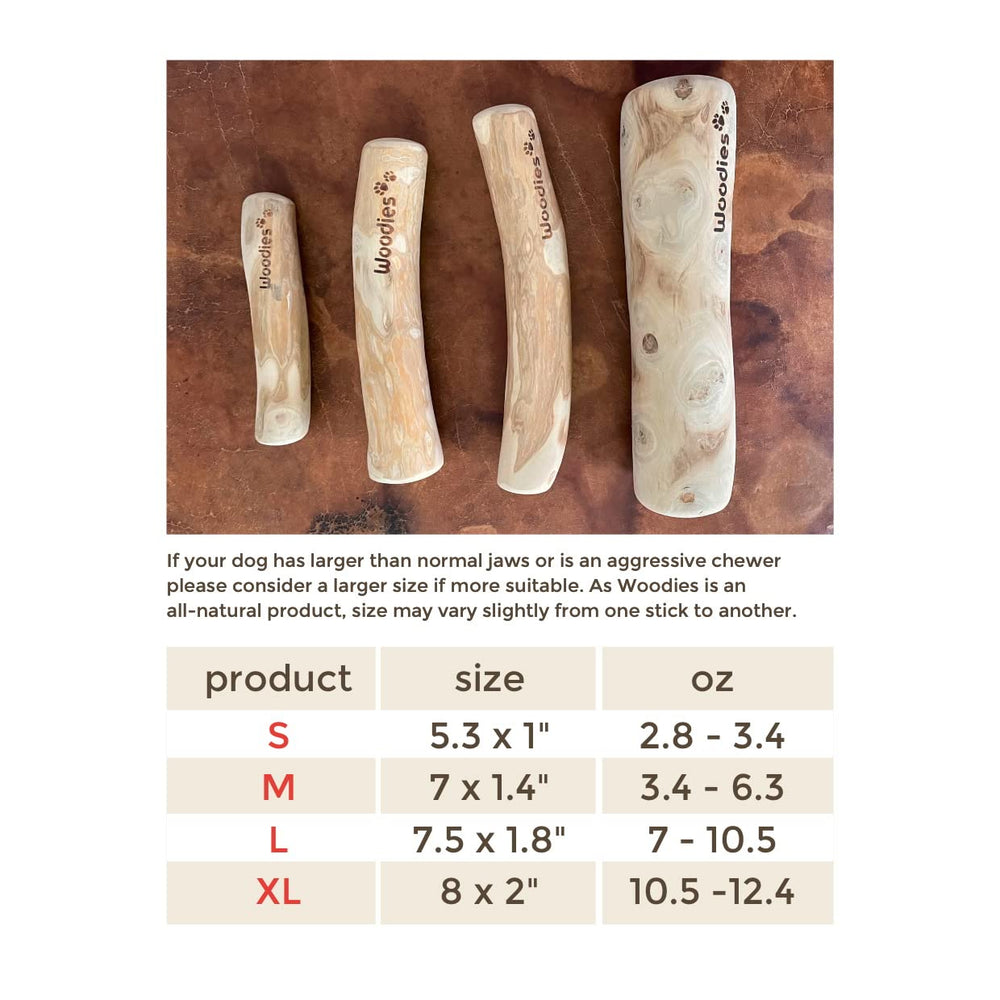 Woodies Dog Chews: naturel et sans additifs pour chiens
