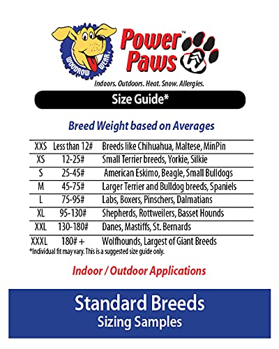 Woodrow Wear Power Paws grands-chiens compatibles et confortables.