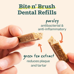 WOOF Bite n' Brush recharge sodium phosphate: aide au contrôle du tartre.