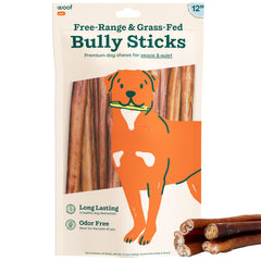 WOOF Bully Sticks 12 pouces: durée longue pour occuper votre chien.