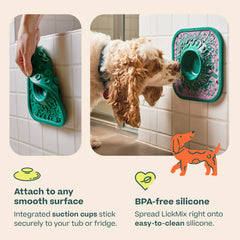 WOOF LickMat couleur lavande pour une expérience apaisante