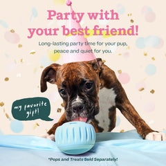 Woof Party Pupsicle, design faible mess pour remplissage et nettoyage faciles.