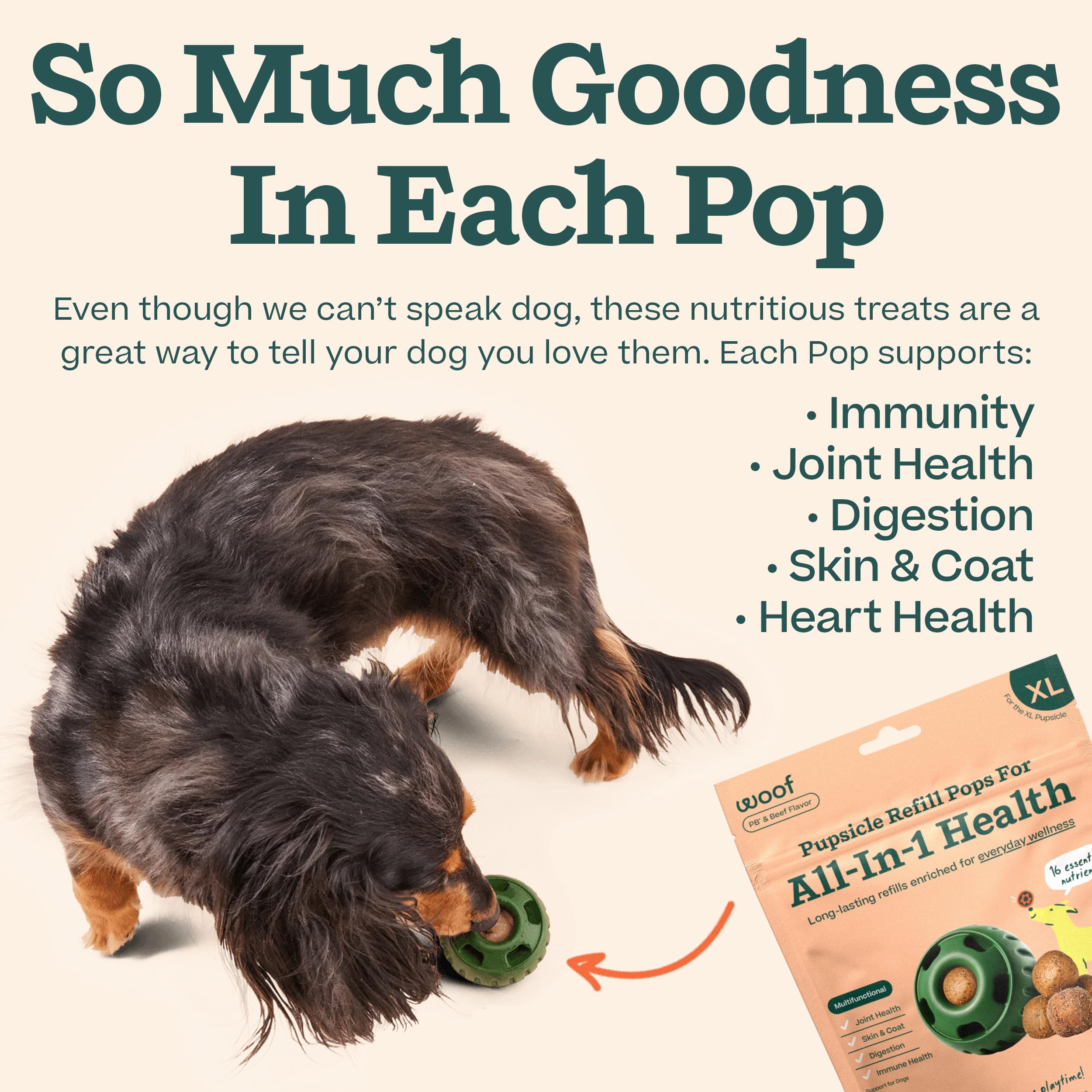 WOOF Pupsicle: aventure-randonnee-chien, snack pratique en plein air.