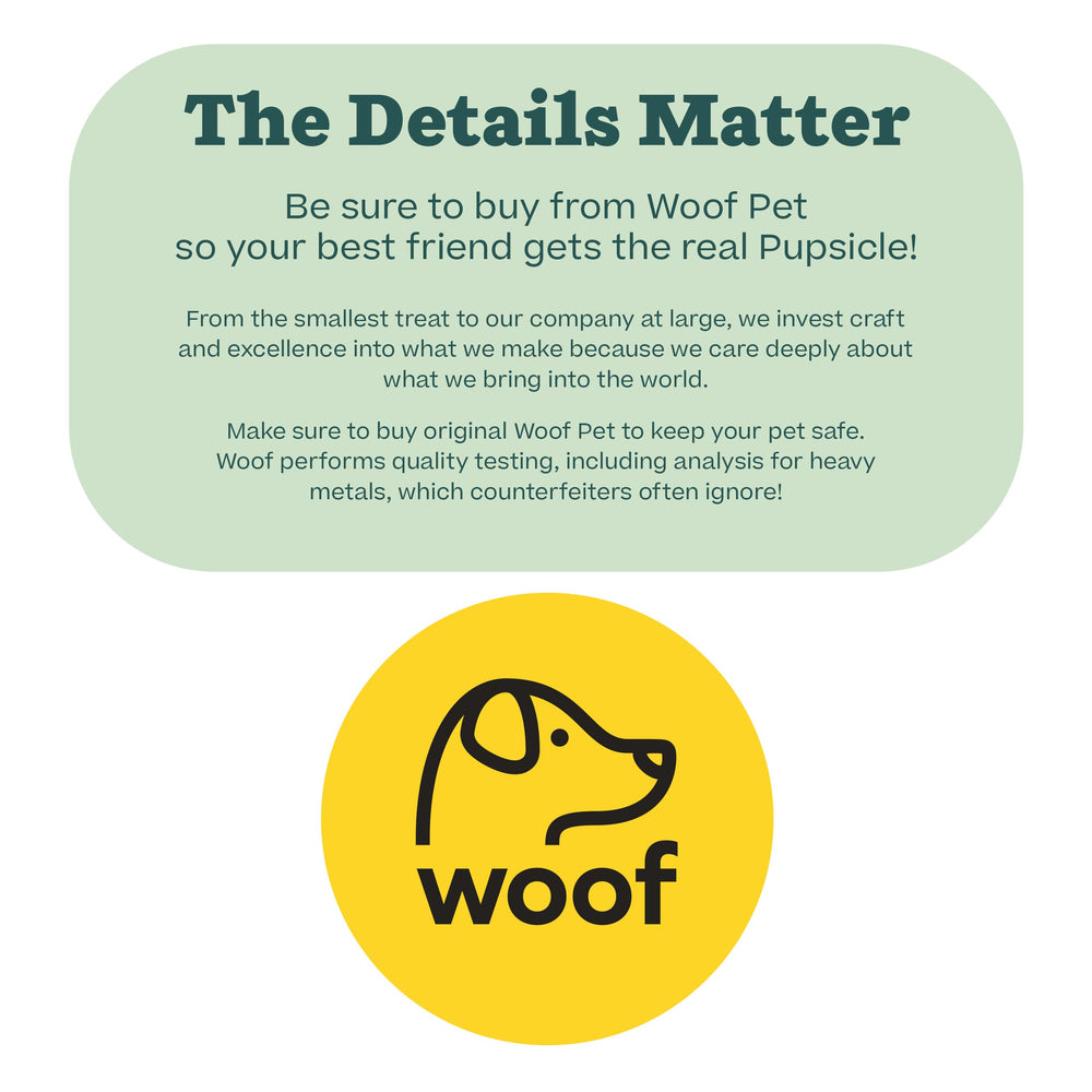 Woof Pupsicle : design pensé pour la durabilité et la sécurité de votre chien.