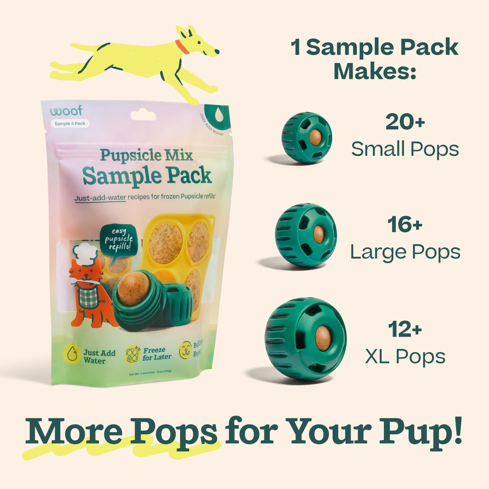 Ajout d'eau simplifié pour geler rapidement les pops WOOF.