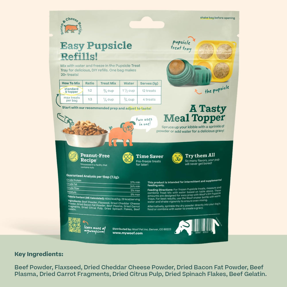 Mélange Pupsicle WOOF, 20 pops, préparer de nombreuses friandises.