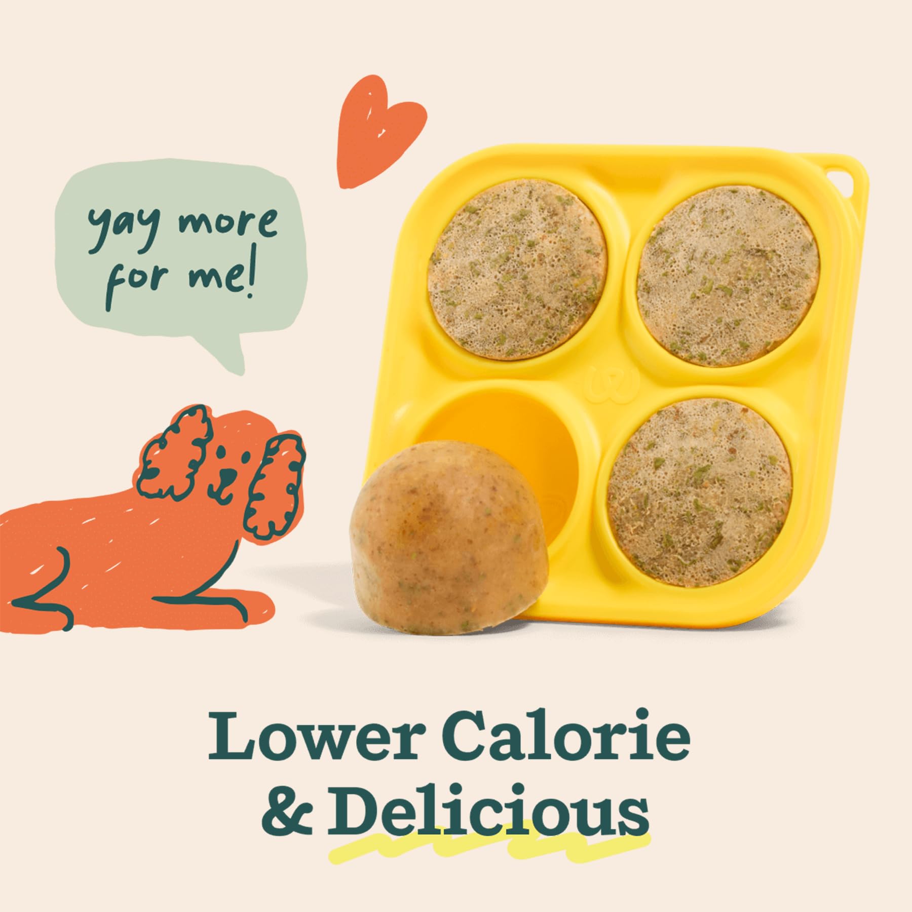 Mélange Pupsicle WOOF congélation rapide pour friandises en un rien de temps.