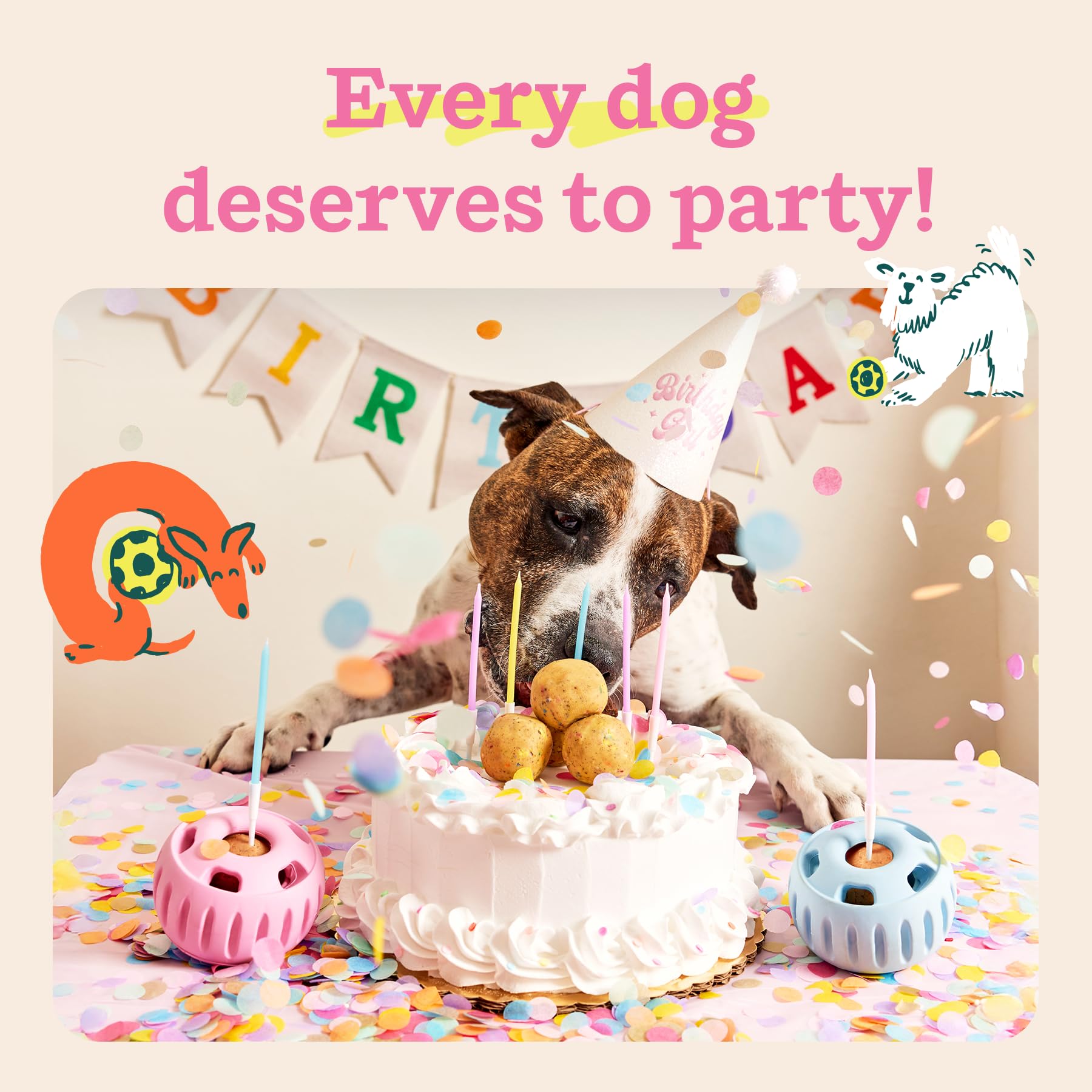 Woof Pupsicle-sans-congelateur, prêt à servir sans congélateur.