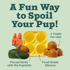Woof Pupsicle: remplissage facile des moules avec aliments préférés du chien
