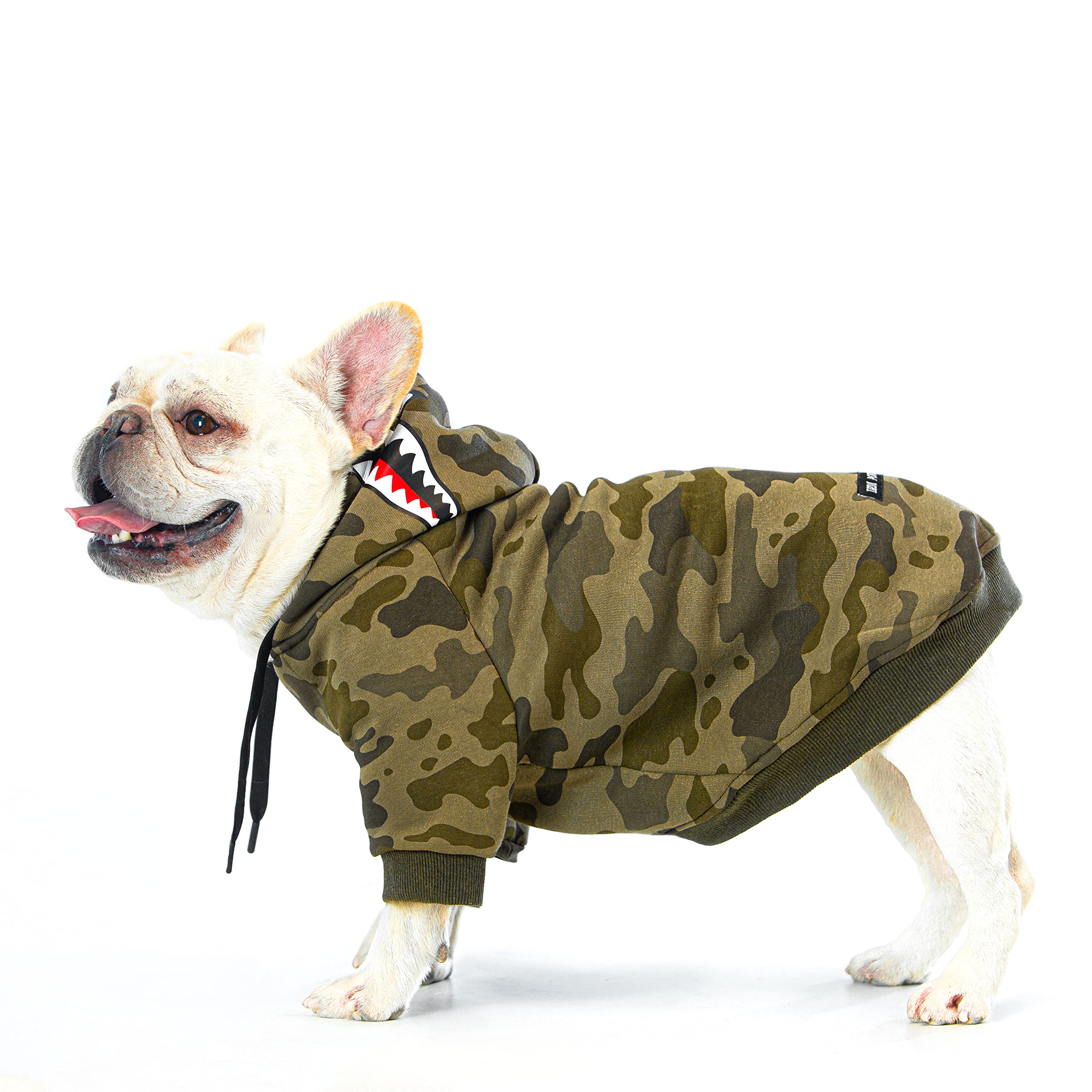 Woof Trails sweat capuche camouflage, matière douce et respirante proche du pelage.