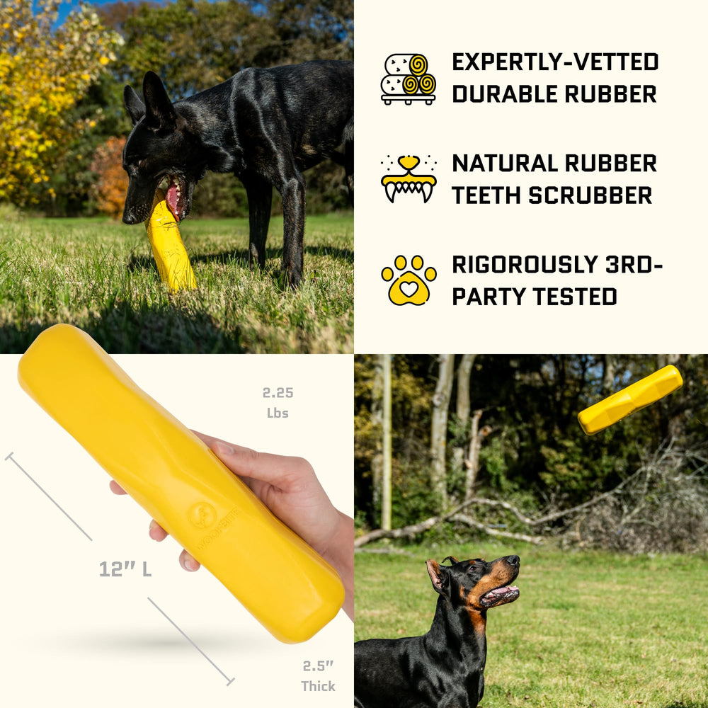 WoofBite bâton XL favorise la dentition et l’exercice.