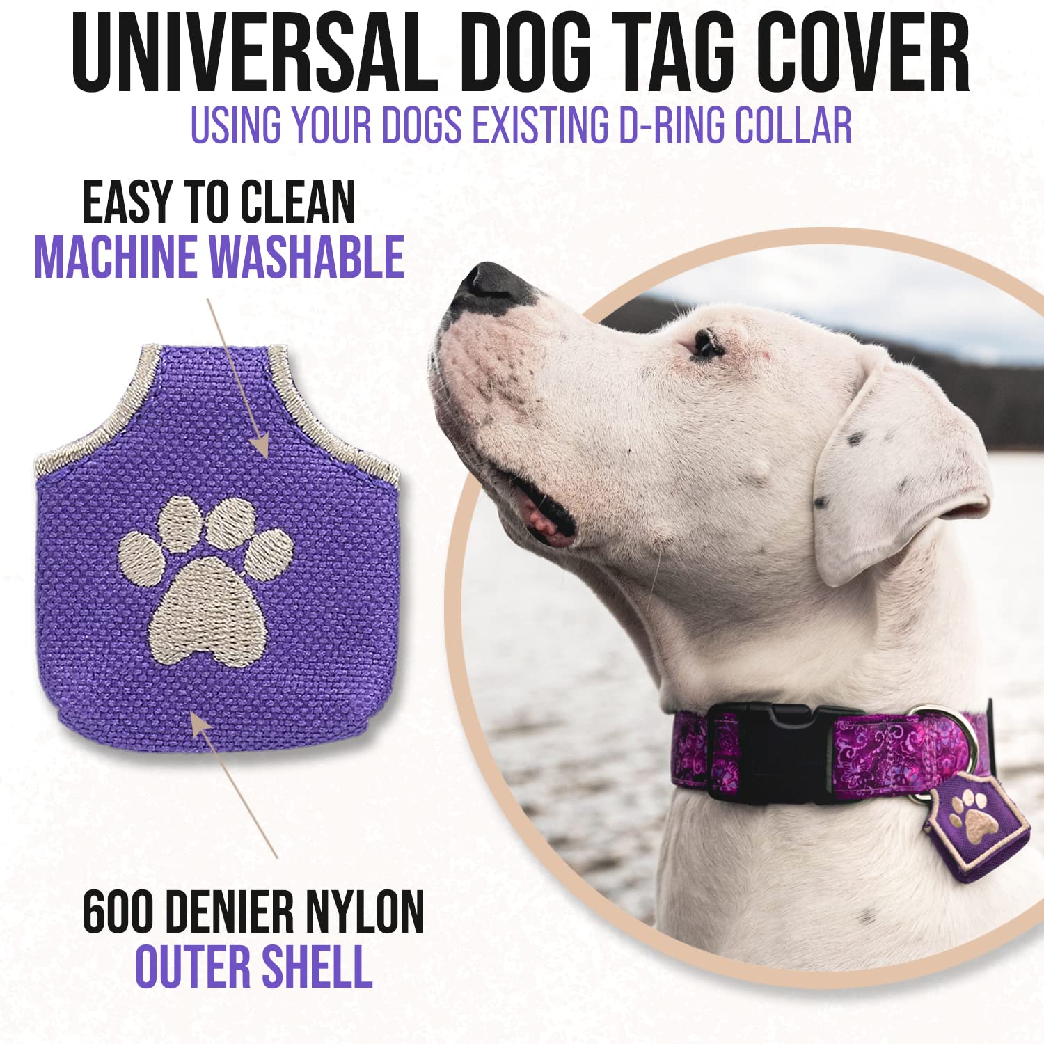 Woofhoof compatibilite collier pendentif chien s’adapte facilement