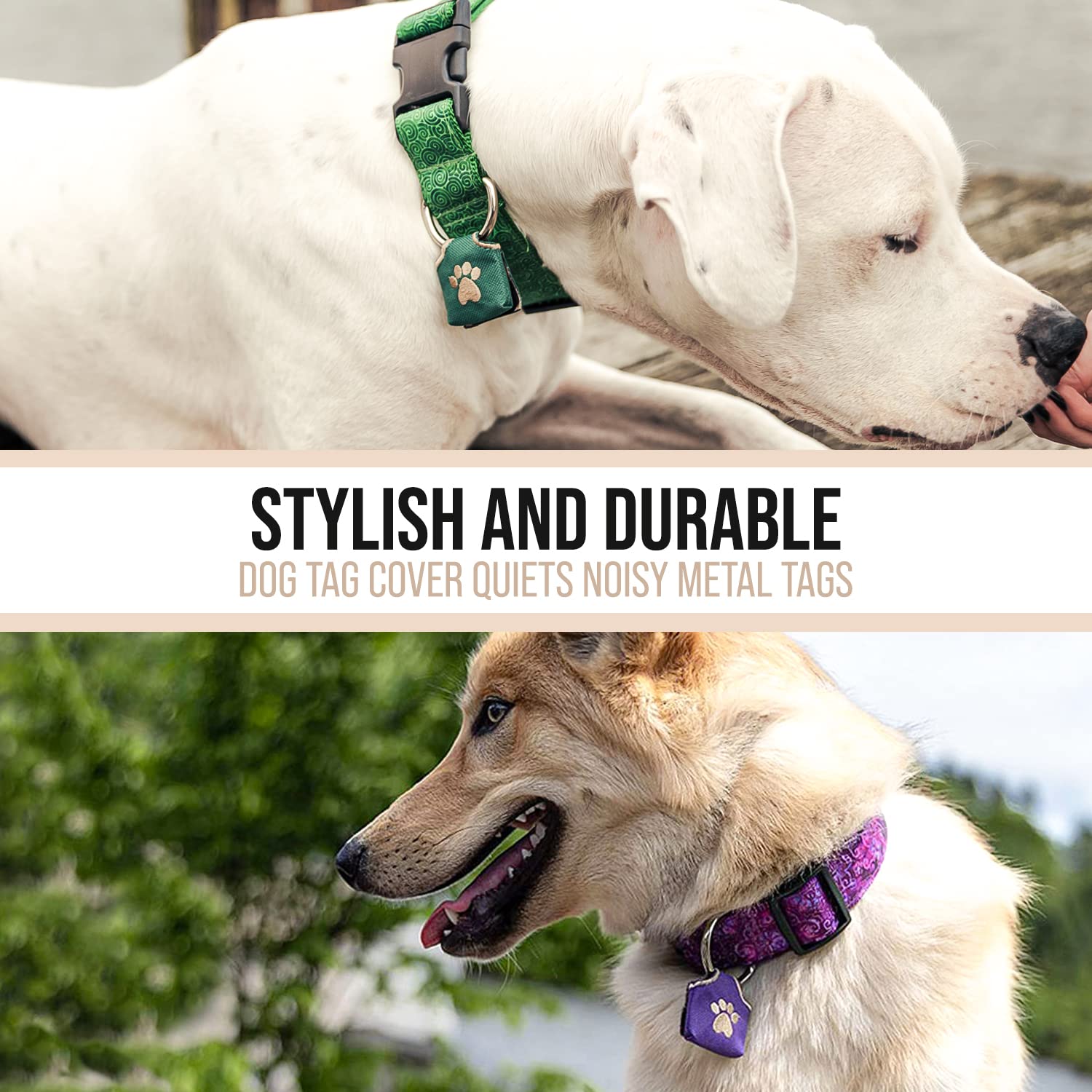 Woofhoof design patte 8 couleurs personnalisables pour chien